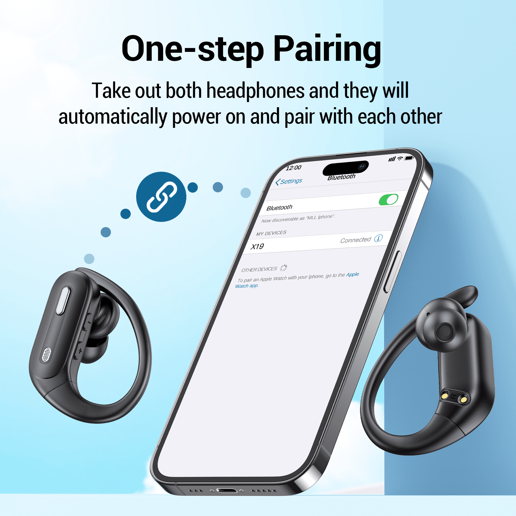 Hybrid Active Noise Cancelling Wireless Ear Buds, 75Hrs Bluetooth 5.3 Headphones IP7 Waterproof for Sport, Running Wireless Earphones with ENC, Deep Bass Over Ear bud with Earhooks for Android, iOS